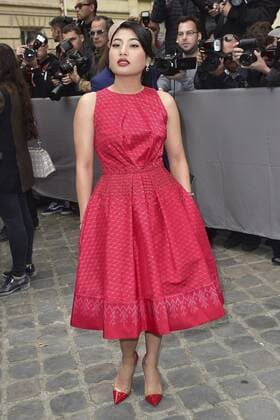 Paris Fashion Week - Prominente vor der Christian Dior Modenschau Princesse Sirivannavari Nariratana de Thailande CELEBRITES : Modenschau Christian Dior - Paris - 30 09 2016 JBAutissier Panoramic 