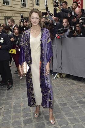 Paris Fashion Week - Prominente vor der Christian Dior Modenschau Sofia Sanchez CELEBRITES : Modenschau Christian Dior - Paris - 30 09 2016 JBAutissier Panoramic 