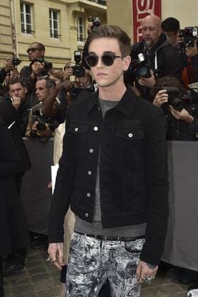 Paris Fashion Week - Prominente vor der Christian Dior Modenschau Gabriel Kane Day Lewis CELEBRITES : Modenschau Christian Dior - Paris - 30 09 2016 JBAutissier Panoramic 