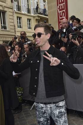 Paris Fashion Week - Prominente vor der Christian Dior Modenschau Gabriel Kane Day Lewis CELEBRITES : Modenschau Christian Dior - Paris - 30 09 2016 JBAutissier Panoramic 