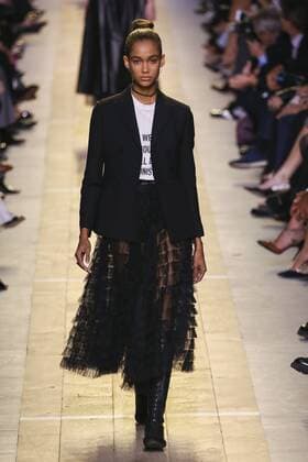 Paris Fashion Week - Christian Dior Modenschau 212022 Marineau Starface 2016-09-30 Paris France Paris Fashion Week. Défilé PAP Printemps-Eté 2017. Christian Dior. Editorial use only  Copyright: xMarineaux STAR_212022_014