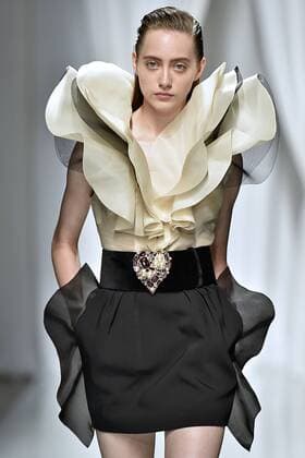 212035 Marineau Starface 2016-10-01 Paris France Paris Fashion Week. Défilé PAP Printemps-Eté 2017. Emmanuel Ungaro. Editorial use only  Copyright: xMarineaux STAR_212035_007