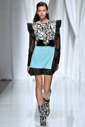 212035 Marineau Starface 2016-10-01 Paris France Paris Fashion Week. Défilé PAP Printemps-Eté 2017. Emmanuel Ungaro. Editorial use only  Copyright: xMarineaux STAR_212035_024
