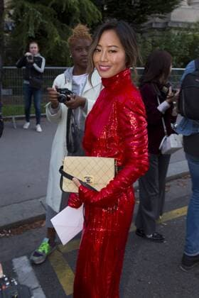 Ankunft zur Modenschau von Nina Ricci - Paris - 01 10 2016 StephenCaillet Panoramic 