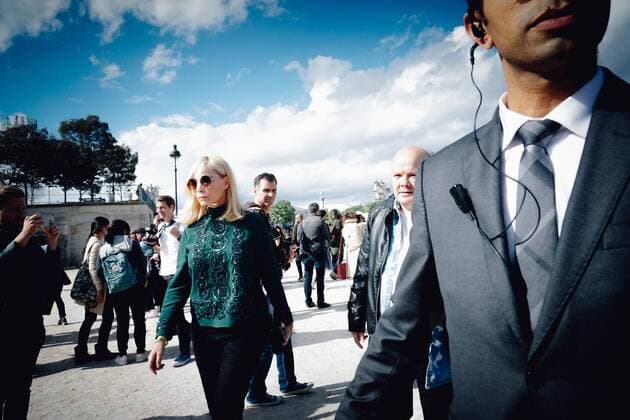 212045 B. Neyman Starface 2016-10-01 Etats-Unis Paris Fashion Week. Défilé Elie Saab. People Beart, Emmanuelle  Copyright: xB.xNeymanx xStarfacex STAR_212045_015