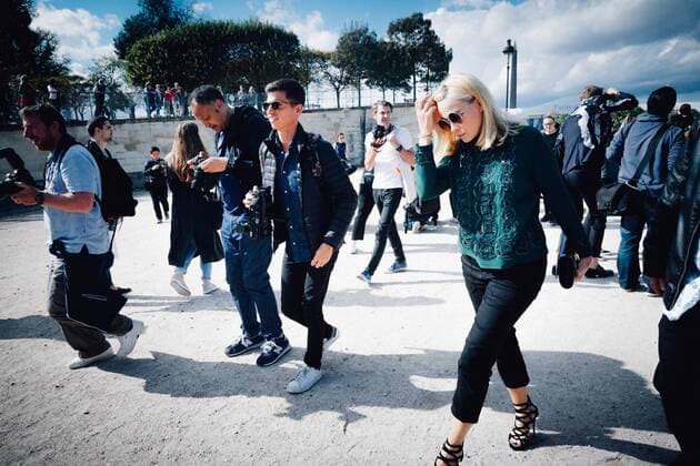212045 B. Neyman Starface 2016-10-01 Etats-Unis Paris Fashion Week. Défilé Elie Saab. People Beart, Emmanuelle  Copyright: xB.xNeymanx xStarfacex STAR_212045_016