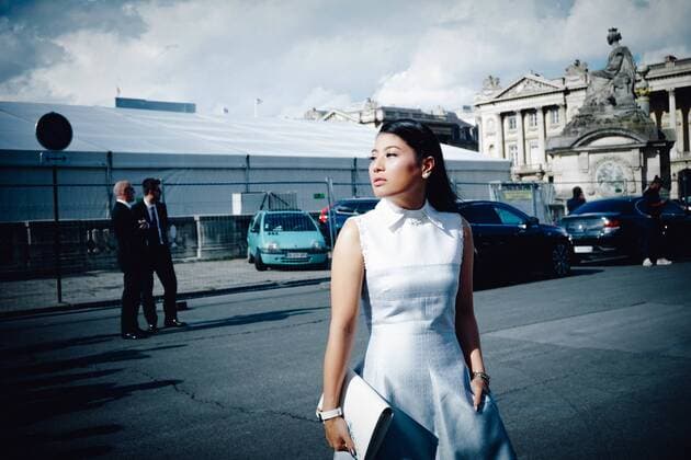 212045 B. Neyman Starface 2016-10-01 Etats-Unis Paris Fashion Week. Défilé Elie Saab. People Princesse Sirivannavari Nariratana (Thaïlande)  Copyright: xB.xNeymanx xStarfacex STAR_212045_032