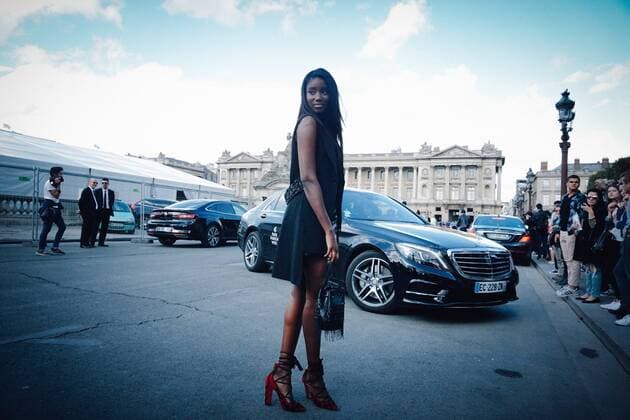 212045 B. Neyman Starface 2016-10-01 Etats-Unis Paris Fashion Week. Défilé Elie Saab. People Toure, Karidja  Copyright: xB.xNeymanx xStarfacex STAR_212045_033