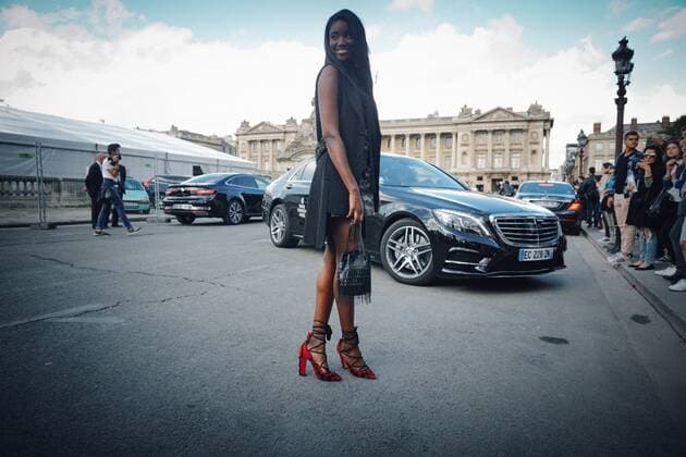 212045 B. Neyman Starface 2016-10-01 Etats-Unis Paris Fashion Week. Défilé Elie Saab. People Toure, Karidja  Copyright: xB.xNeymanx xStarfacex STAR_212045_034
