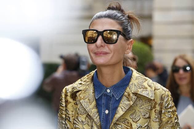 CELEBRITIES : Ankunft zur Modenschau Valentino - Fashion week - Paris - 02 10 2016 StephenCaillet Panoramic 