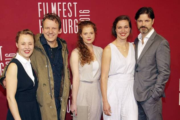 Katja Danowski, Ronald Kukulies, Anja Antonowicz, Franziska Hartmann und Misel Maticevic bei der Premiere von Tatort - Borowski und das Fest des Nordens auf dem 24. Filmfest Hamburg 2016 im Cinemaxx am Dammtor. Hamburg, 01.10.2016 Foto:xgbrcix xFuturexImage