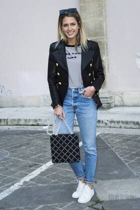 Paris Fashion Week - Prominente vor der Sonia Rykiel Modenschau Helena Bordon CELEBRITES : arrival show Sonia Rykiel - Paris - 03 10 2016 JBAutissier Panoramic 