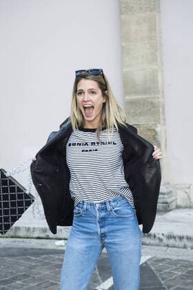 Paris Fashion Week - Prominente vor der Sonia Rykiel Modenschau Helena Bordon CELEBRITES : arrival show Sonia Rykiel - Paris - 03 10 2016 JBAutissier Panoramic 