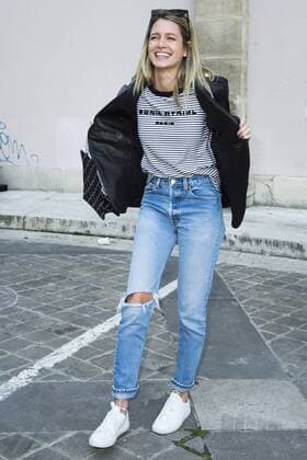 Paris Fashion Week - Prominente vor der Sonia Rykiel Modenschau Helena Bordon CELEBRITES : arrival show Sonia Rykiel - Paris - 03 10 2016 JBAutissier Panoramic 