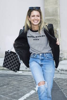 Paris Fashion Week - Prominente vor der Sonia Rykiel Modenschau Helena Bordon CELEBRITES : arrival show Sonia Rykiel - Paris - 03 10 2016 JBAutissier Panoramic 