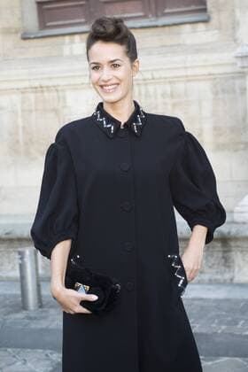 Paris Fashion Week - Prominente vor der Sonia Rykiel Modenschau Alice David CELEBRITES : arrival show Sonia Rykiel - Paris - 03 10 2016 JBAutissier Panoramic 