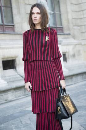 Paris Fashion Week - Prominente vor der Sonia Rykiel Modenschau Anna Brewster CELEBRITES : arrival show Sonia Rykiel - Paris - 03 10 2016 JBAutissier Panoramic 