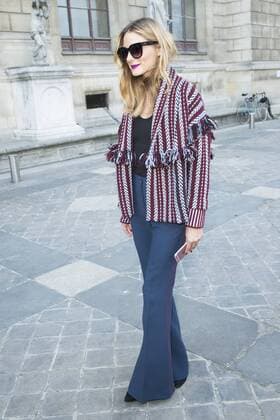 Paris Fashion Week - Prominente vor der Sonia Rykiel Modenschau Olivia Palermo CELEBRITES : arrival show Sonia Rykiel - Paris - 03 10 2016 JBAutissier Panoramic 