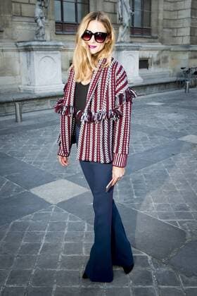 Paris Fashion Week - Prominente vor der Sonia Rykiel Modenschau Olivia Palermo CELEBRITES : arrival show Sonia Rykiel - Paris - 03 10 2016 JBAutissier Panoramic 