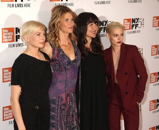 October 3, 2016 - New York, New York, U.S. - Actresses MICHELLE WILLIAMS, LAURA DERN, LILY GLADSTONE and KRISTEN STEWART attend the New York premiere of Certain Women held during the 54th Annual New York Film Festival at Alice Tully Hall at Lincoln Center. New York U.S. - ZUMAk03_