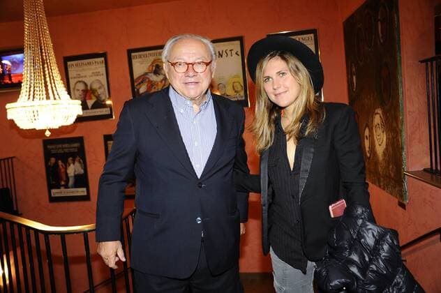 Prof. Dr. Hubert Burda mit Tochter Elisabeth Premiere Glücklich die Glücklichen Komödie im Bayerischen Hof Theater München 03. Oktober 2016