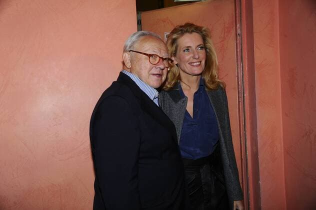 Prof. Dr. Hubert Burda mit Ehefrau Maria Furtwängler Premiere Glücklich die Glücklichen Komödie im Bayerischen Hof Theater München 03. Oktober 2016