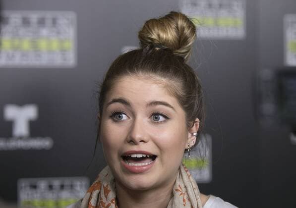 October 3, 2016 - Hollywood, California, U.S - Sofia Reyes at Telemundo s Latin American Music Awards Press Conference after their rehearsal at the Dolby Theatre on Monday October 3, 2016 in Hollywood, California. Hollywood U.S. - ZUMAp124