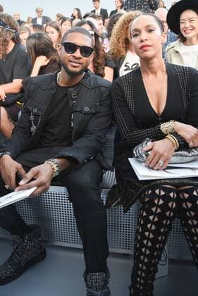 Paris Fashion Week - Chanel: Prominenz 212137 Serge Arnal Starface 2016-10-04 Paris France Paris Fashion Week. Défilé PAP Printemps-Eté 2017. Chanel. Peolple Raymond IV, Usher Terry ( Usher )  Copyright: xSergexArnalx xStarfacex STAR_212137_018