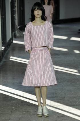 Paris Fashion Week - Agnes B. 212149 Marineau Starface 2016-10-04 Paris France Paris Fashion week. Pret-a-porter printemps-ete 2017. Defile Agnes B. Paris Fashion week. Ready-to-wear spring-summer 2017 Defile Agnes B. Agnès b., spring-summer 2017 Paris, France Editorial Use Only _sans_perso  Copyright: xMarineaux STAR_212149_050