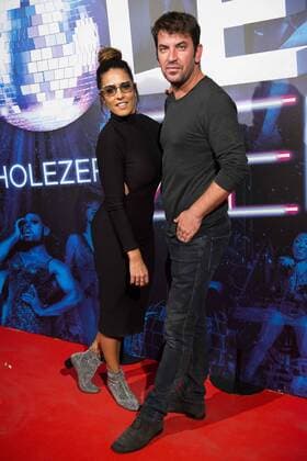 Lorena Castell and Arturo Valls attends to the premiere of the The Hole Zero Show at Teatro Calderon in Madrid. October 04, 2016.  (20161004036)