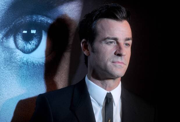 Justin Theroux arrives on the red carpet at The Girl on the Train New York Premiere at Regal E-Walk Stadium 13 on October 4, 2016 in New York City.  NYP20161004143 DENNISxVANxTINE