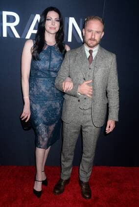 Laura Prepon and Ben Foster arrive on the red carpet at The Girl on the Train New York Premiere at Regal E-Walk Stadium 13 on October 4, 2016 in New York City.  NYP20161004199 DENNISxVANxTINE