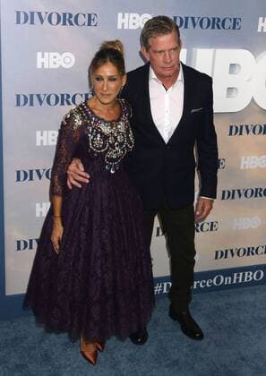 October 4, 2016 - New York, New York, U.S. - Actress SARAH JESSICA PARKER and THOMAS HADEN CHURCH attend the New York premiere of the HBO series Divorce held at the SVA Theater. New York U.S. - ZUMAk03_