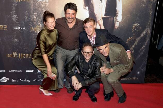 Henriette Confurius, Johannes Naber, Milan Peschel, David Schütter und Sebastian Blomberg bei der Premiere des Kinofilms Das kalte Herz im Kino International. Berlin, 04.10.2016 Foto:xA.xBuggex xFuturexImage