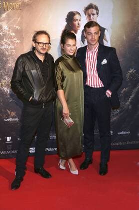 Milan Peschel, Henriette Confurius und David Schütter bei der Premiere des Kinofilms Das kalte Herz im Kino International. Berlin, 04.10.2016 Foto:xA.xBuggex xFuturexImage