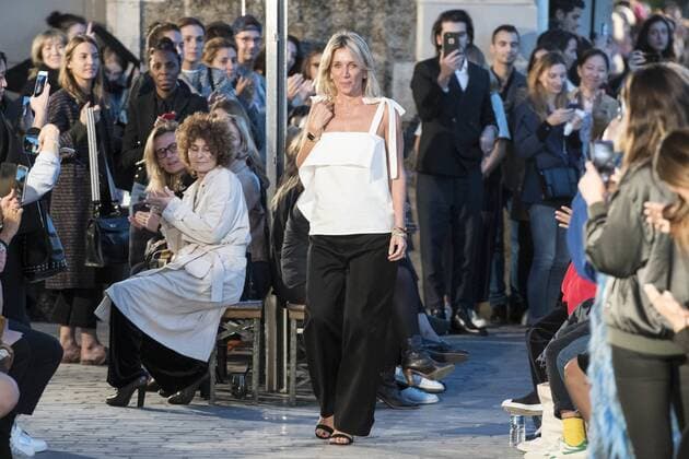 Designerin Sophie Mechaly 212170 Marineau Starface 2016-10-04 Paris France Paris Fashion Week. Défilé PAP Printemps-Eté 2017. Paul & Joe. Editorial use only  Copyright: xMarineaux STAR_212170_055