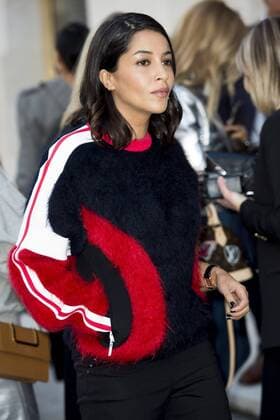 Leila Bekhti - Prominente am Rande der Vuitton Modenschau - Paris - 05 10 2016 JBAutissier Panoramic 