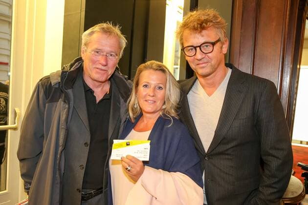 04.10.2016, Metro Kino, SOKO DONAU - Wir sind viele, Präsentation des ersten Serein-Falls in Spielfilmlänge Satel Film PR Robin Consult im Bild: Heinrich Mis -ORF, Sabine Weber -ORF, Heinrich Ambrosch -Satel Film