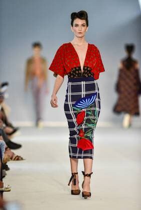 Minas Trend in Belo Horizonte - Faven Modenschau BELO HORIZONTE, MG - 05.10.2016: MINAS TREND OUTONO INVERNO 2017 - designer fashion show Faven by Natalia Person during the nineteenth edition of the Minas Trend - Autumn Winter 2017 held in Expominas in Belo Horizonte, MG. on the morning of Wednesday (05). x1211226x  MourãoxPanda