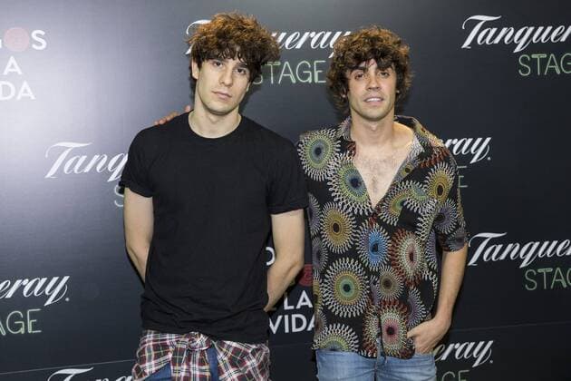 Javier Calvo and Javier Ambrossi during the premiere of Los tragos de la vida directed by Daniel Guzman at Infanta Isable theatre in Madrid. October 05, 2016.  (20161005070)