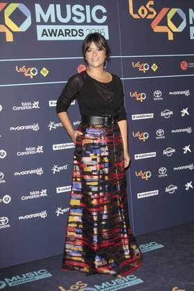 Los 40 Music Awards Pressetermin in Madrid Cena Nominados Los 40 Music Awards Vanesa Martin Madrid 05 10 2016 482 Cordon Press Photo by Paco Suarez Abad Cordon Press  PacoxSuarezxAbad