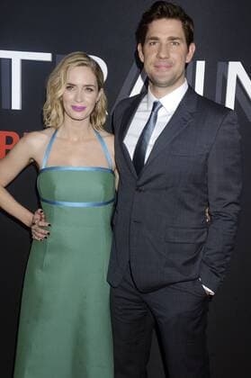 Emily Blunt mit Ehemann John Krasinski bei der Premiere des Kinofilms The Girl on the Train im Regal E-Walk Stadium 13. New York, 04.10.2016 Foto:xD.xVanxTinex xFuturexImage