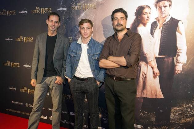 Steffen Reuter, David Schütter und Johannes Naber bei der Premiere des Kinofilms Das kalte Herz im Rundkino. Dresden, 05.10.2016 Foto:xM.xMüllerx xFuturexImage