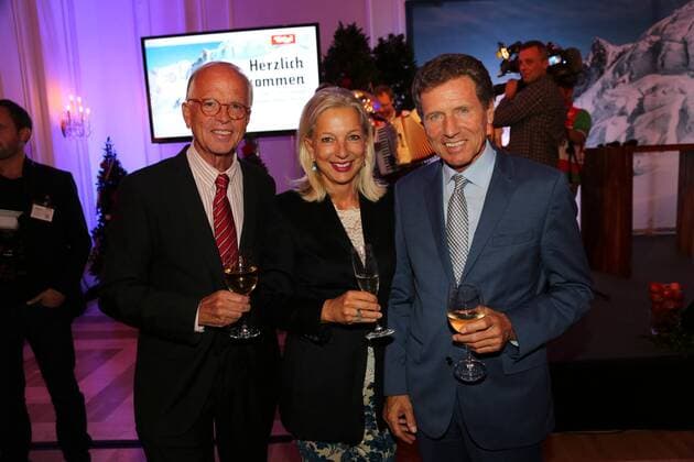 Tirolerin des Jahres 2016 Wien, Kursalon, 06. 10. 2016 Werner FASSLABEND mit Frau , Karlheinz TÖCHTERLE