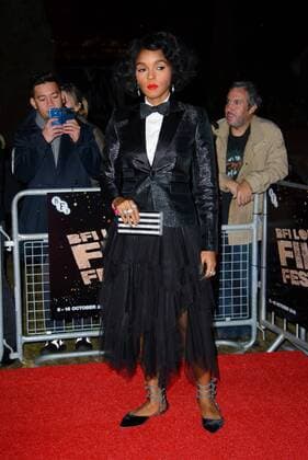 . 06 10 2016. London, United Kingdom. Janelle Monae arrives at the 60th BFI London Film festival Moonlight Premiere.  xChrisxJosephx xi-Imagesx IIM-13565-0003