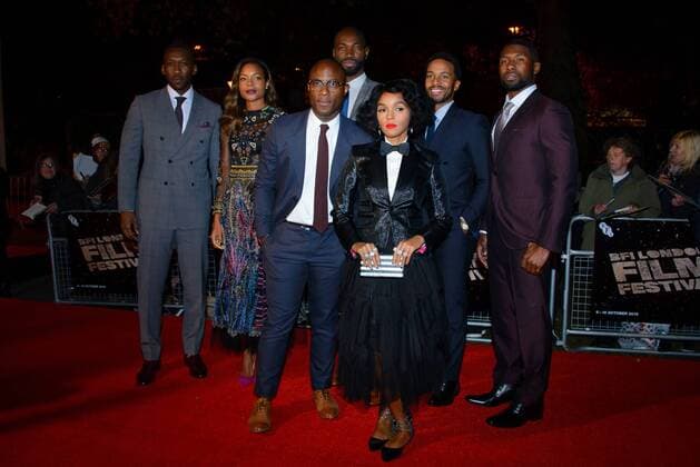 . 06 10 2016. London, United Kingdom. Naomie Harris, Barry Jenkins, Trevante Rhodes, Mahershala Ali, Tarell McCraney, Andre Holland and Janelle Monae arrives at the 60th BFI London Film festival Moonlight Premiere.  xChrisxJosephx xi-Imagesx IIM-13565-0027