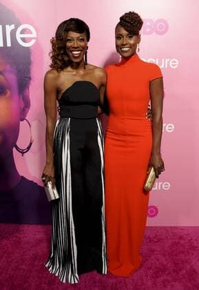 Yvonne Orji & Issa Rae INSECURE SERIES PREMIERE Los Angeles Patrick Rideaux PicturePerfect