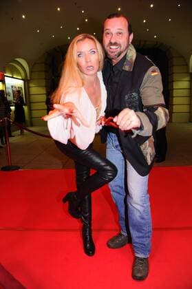Michel Guilaume mit Ehefrau Georgia Premiere Tanz der Vampire Deutsche Theater Musical München 06. Oktober 2016