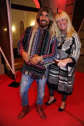 Abi Ofarim mit Freundin Kirsten Schmidt Premiere Tanz der Vampire Deutsche Theater Musical München 06. Oktober 2016