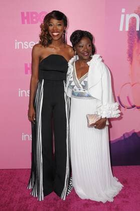 October 6, 2016 - Los Angeles, CA, United States - 06 October 2016 - Los Angeles, California. Yvonne Orji, Celine Orji. Premiere of HBO S new comedy series Insecure held at Nate Holden Performing Arts Center. Photo Credit: AdMedia Los Angeles United States - ZUMAa123